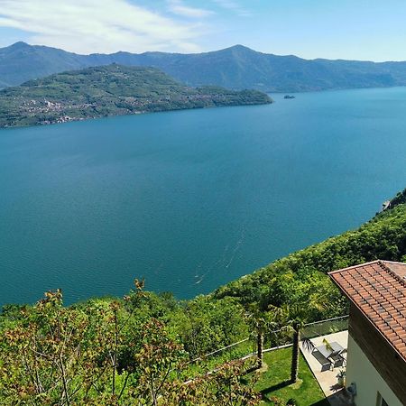 Mia Isola With Lake View, Garden And Swimming Pool Parzanica 外观 照片