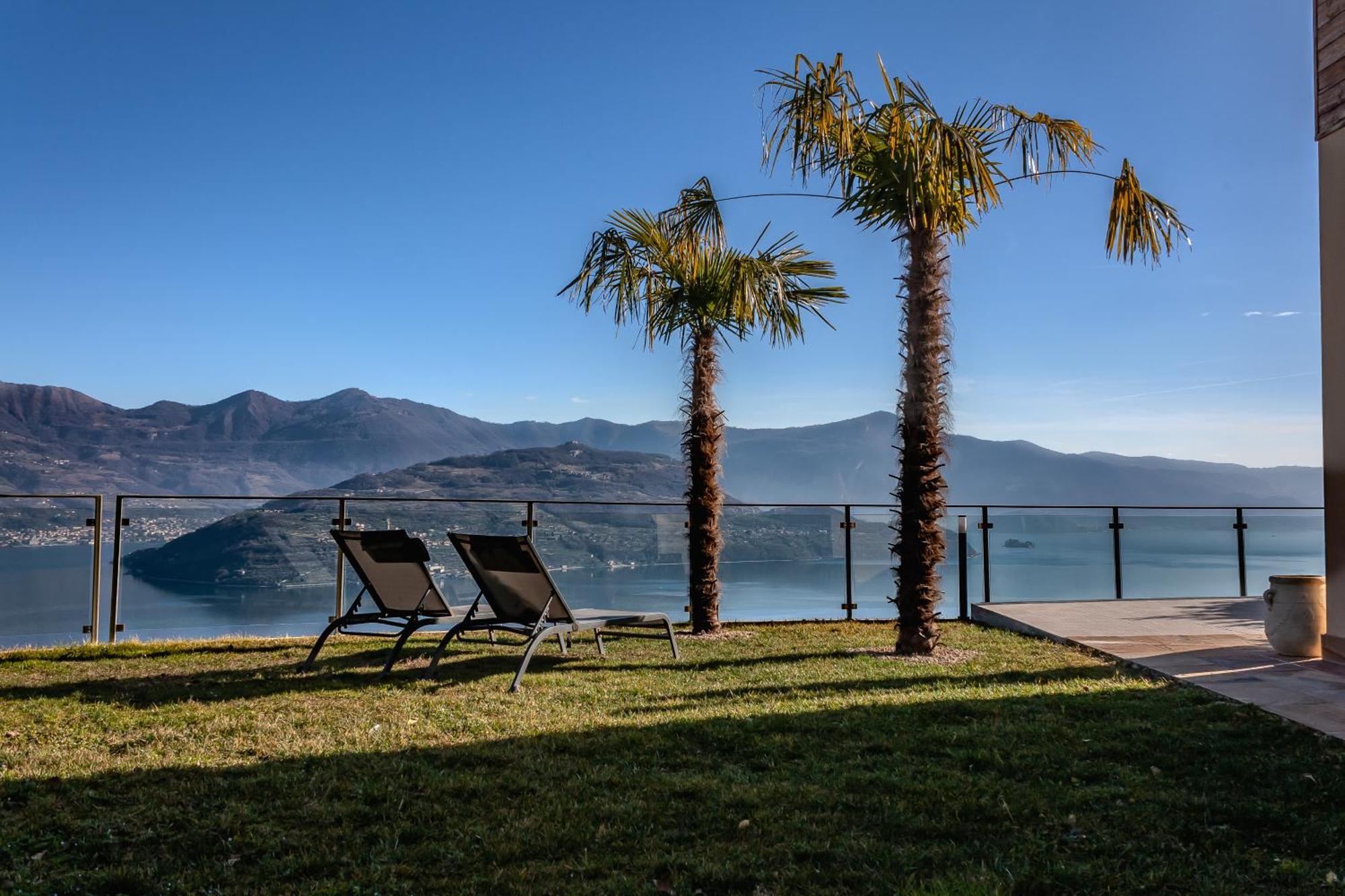 Mia Isola With Lake View, Garden And Swimming Pool Parzanica 外观 照片