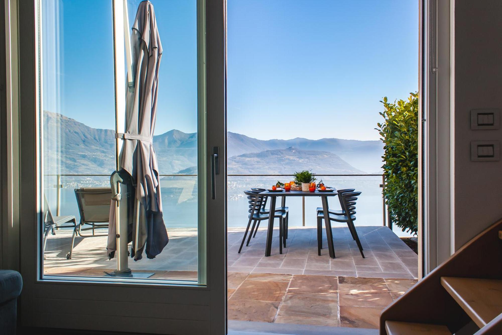 Mia Isola With Lake View, Garden And Swimming Pool Parzanica 外观 照片