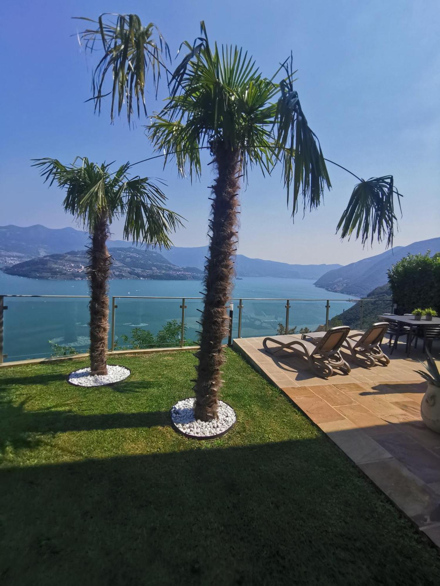 Mia Isola With Lake View, Garden And Swimming Pool Parzanica 外观 照片